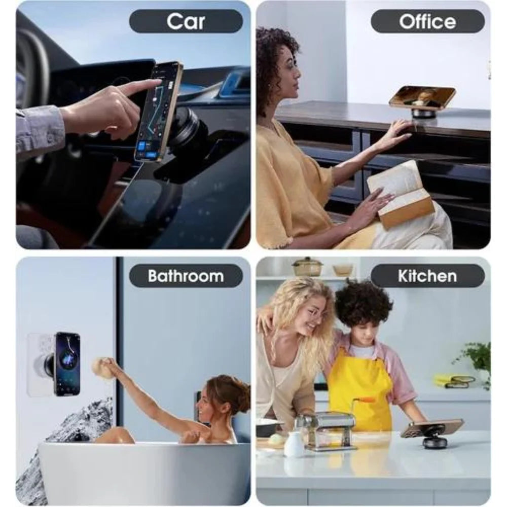 Vacuum Suction Magnetic Phone Holder